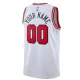 Camiseta Chicago Bulls Personalizada Association Edition Blanco Swingman para Hombre