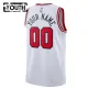 Camiseta Chicago Bulls Personalizada Association Edition Blanco Swingman para Niño