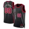 Camiseta Chicago Bulls Personalizada City Edition 2023-24 Negro Swingman para Hombre