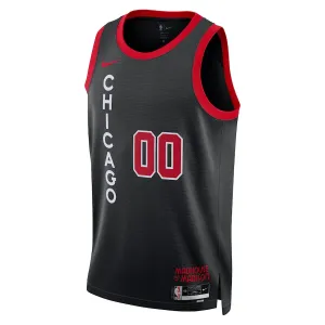 Camiseta Chicago Bulls Personalizada City Edition 2023-24 Negro Swingman para Hombre