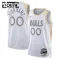 Camiseta Chicago Bulls Personalizada City Edition 2024-25 Blanco Swingman para Niño