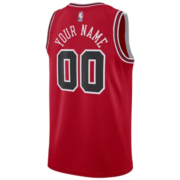 Camiseta Chicago Bulls Personalizada Icon Edition Rojo Swingman para Hombre