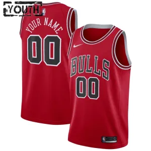 Camiseta Chicago Bulls Personalizada Icon Edition Rojo Swingman para Niño