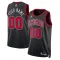 Camiseta Chicago Bulls Personalizada Statement Edition Negro Swingman para Hombre