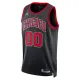 Camiseta Chicago Bulls Personalizada Statement Edition Negro Swingman para Hombre