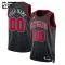 Camiseta Chicago Bulls Personalizada Statement Edition Negro Swingman para Niño
