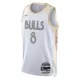 Camiseta Chicago Bulls Zach Lavine City Edition 2024-25 Blanco Swingman para Hombre
