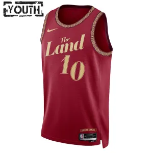 Camiseta Cleveland Cavaliers Darius Garland City Edition 2023-24 Swingman para Niño