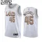 Camiseta Cleveland Cavaliers Donovan Mitchell 45 City Edition 2022-23 Blanco Swingman para Niño