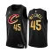 Camiseta Cleveland Cavaliers Donovan Mitchell 45 Statement Edition Negro Swingman para Hombre