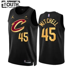Camiseta Cleveland Cavaliers Donovan Mitchell 45 Statement Edition Negro Swingman para Niño Camiseta Cleveland Cavaliers Donovan Mitchell 45 Statement Edition Negro Swingman para Niño