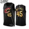 Camiseta Cleveland Cavaliers Donovan Mitchell 45 Statement Edition Negro Swingman para Niño