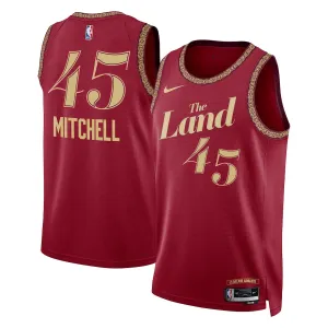 Camiseta Cleveland Cavaliers Donovan Mitchell City Edition 2023-24 Swingman para Hombre
