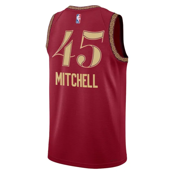 Camiseta Cleveland Cavaliers Donovan Mitchell City Edition 2023-24 Swingman para Hombre