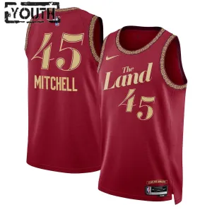 Camiseta Cleveland Cavaliers Donovan Mitchell City Edition 2023-24 Swingman para Niño