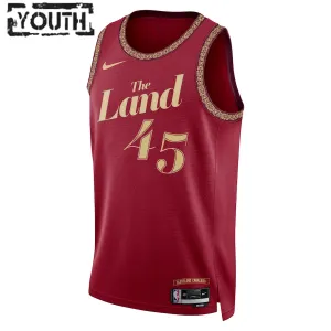 Camiseta Cleveland Cavaliers Donovan Mitchell City Edition 2023-24 Swingman para Niño