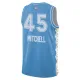 Camiseta Cleveland Cavaliers Donovan Mitchell City Edition 2024-25 Azul Swingman para Hombre