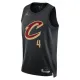 Camiseta Cleveland Cavaliers Evan Mobley 4 Statement Edition Negro Swingman para Hombre