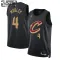Camiseta Cleveland Cavaliers Evan Mobley 4 Statement Edition Negro Swingman para Niño