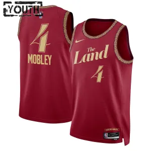 Camiseta Cleveland Cavaliers Evan Mobley City Edition 2023-24 Swingman para Niño