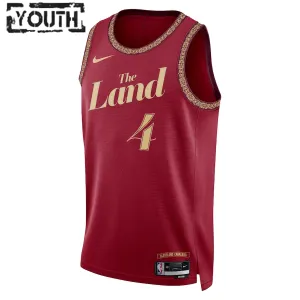 Camiseta Cleveland Cavaliers Evan Mobley City Edition 2023-24 Swingman para Niño
