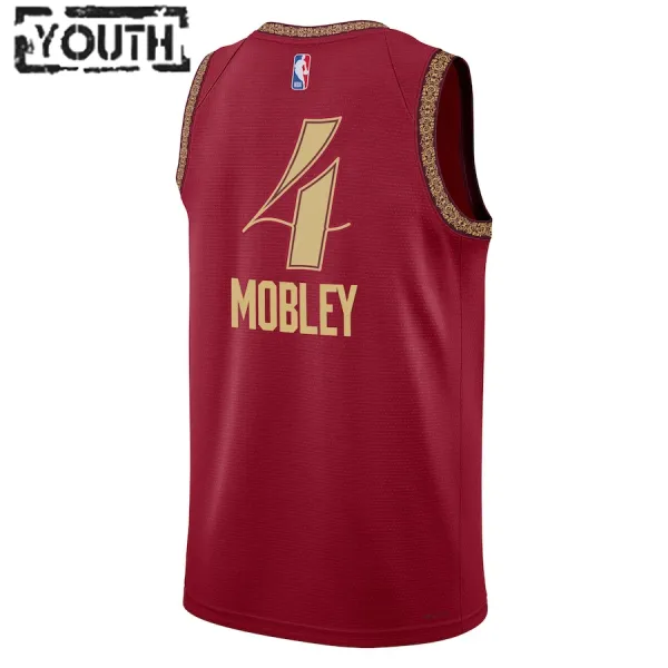 Camiseta Cleveland Cavaliers Evan Mobley City Edition 2023-24 Swingman para Niño