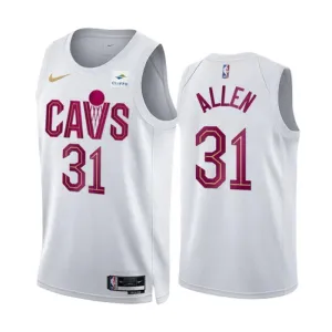Camiseta Cleveland Cavaliers Jarrett Allen 31 Association Edition Blanco Swingman para Hombre Camiseta Cleveland Cavaliers Jarrett Allen 31 Association Edition Blanco Swingman para Hombre