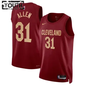 Camiseta Cleveland Cavaliers Jarrett Allen 31 Icon Edition Swingman para Niño