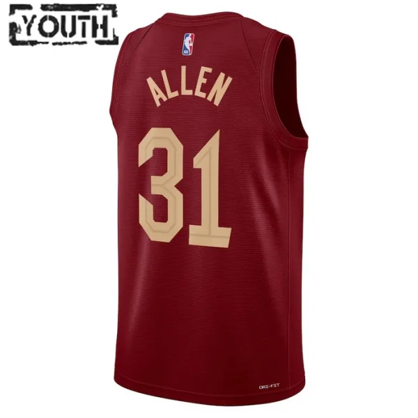 Camiseta Cleveland Cavaliers Jarrett Allen 31 Icon Edition Swingman para Niño