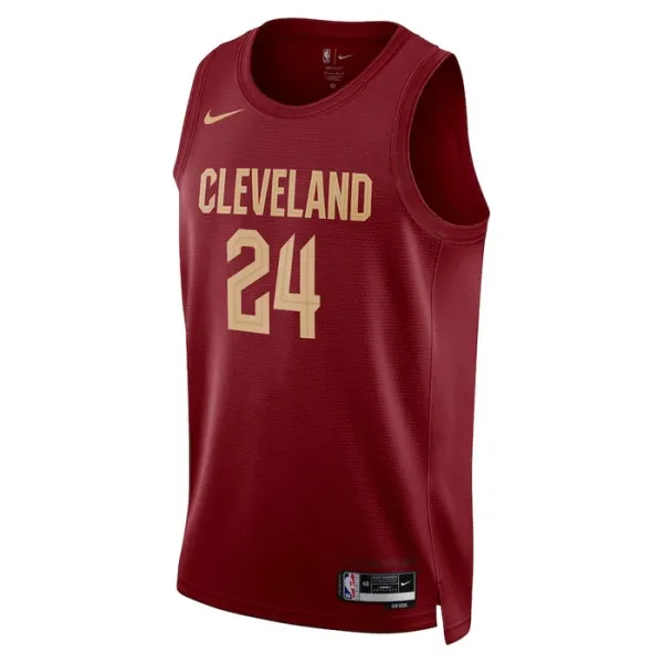 Camiseta Cleveland Cavaliers Lauri Markkanen 24 Icon Edition Swingman para Hombre