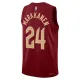 Camiseta Cleveland Cavaliers Lauri Markkanen 24 Icon Edition Swingman para Hombre