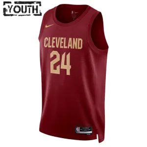 Camiseta Cleveland Cavaliers Lauri Markkanen 24 Icon Edition Swingman para Niño