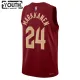 Camiseta Cleveland Cavaliers Lauri Markkanen 24 Icon Edition Swingman para Niño