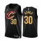 Camiseta Cleveland Cavaliers Ochai Agbaji 30 Statement Edition Negro Swingman para Hombre