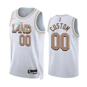 Camiseta Cleveland Cavaliers Personalizada City Edition 2022-23 Blanco Swingman para Hombre Camiseta Cleveland Cavaliers Personalizada City Edition 2022-23 Blanco Swingman para Hombre