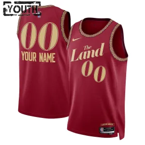 Camiseta Cleveland Cavaliers Personalizada City Edition 2023-24 Swingman para Niño