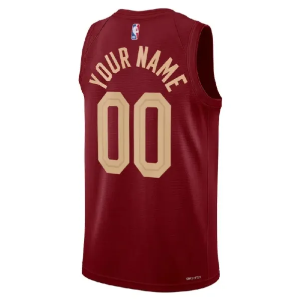 Camiseta Cleveland Cavaliers Personalizada Icon Edition Rojo Swingman para Hombre