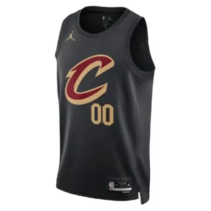 Camiseta Cleveland Cavaliers Personalizada Statement Edition Negro Swingman para Hombre