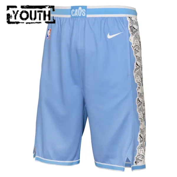Pantalones Cleveland Cavaliers City Edition 2024-25 Swingman para Niño