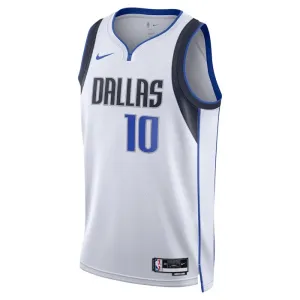 Camiseta Dallas Mavericks Dorian Finney-Smith 10 Association Edition Blanco Swingman para Hombre