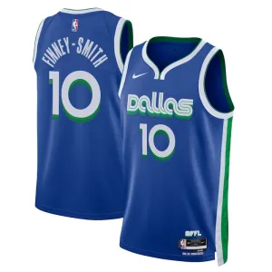Camiseta Dallas Mavericks Dorian Finney-Smith 10 City Edition 2022-23 Azul Swingman para Hombre