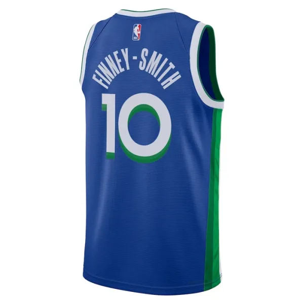 Camiseta Dallas Mavericks Dorian Finney-Smith 10 City Edition 2022-23 Azul Swingman para Hombre