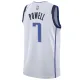 Camiseta Dallas Mavericks Dwight Powell 7 Association Edition Blanco Swingman para Hombre