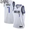 Camiseta Dallas Mavericks Dwight Powell 7 Association Edition Blanco Swingman para Niño