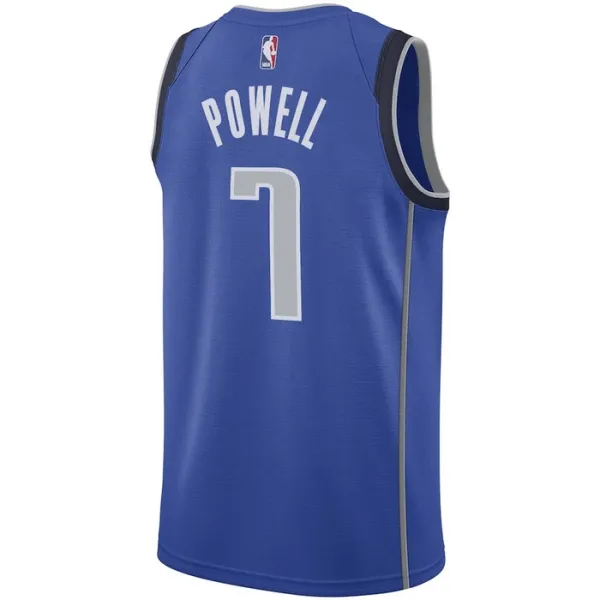 Camiseta Dallas Mavericks Dwight Powell 7 Icon Edition Swingman para Hombre