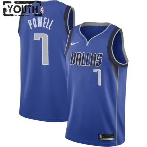 Camiseta Dallas Mavericks Dwight Powell 7 Icon Edition Swingman para Niño