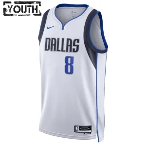 Camiseta Dallas Mavericks Josh Green 8 Association Edition Blanco Swingman para Niño