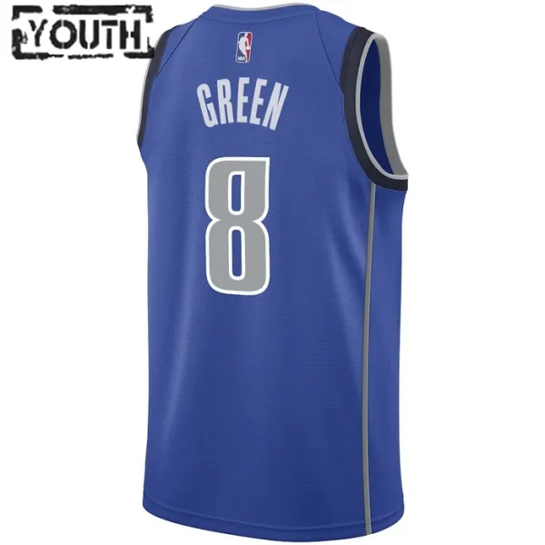 Camiseta Dallas Mavericks Josh Green 8 Icon Edition Swingman para Niño
