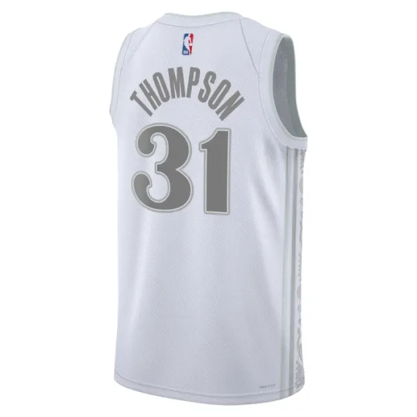 Camiseta Dallas Mavericks Klay Thompson City Edition 2024-25 Blanco Swingman para Hombre