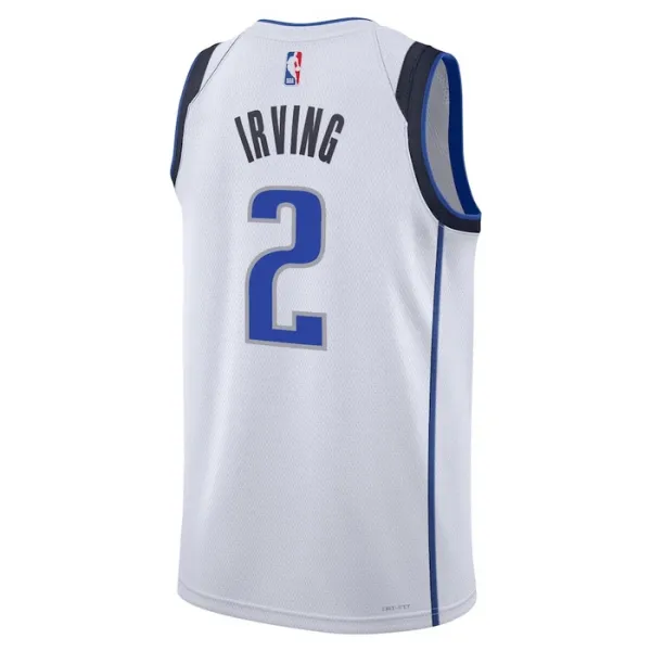 Camiseta Dallas Mavericks Kyrie Irving 2 Association Edition Blanco Swingman para Hombre